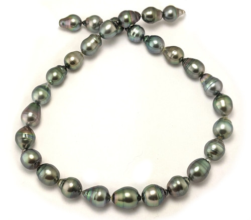Green Tahitian Pearl Necklace