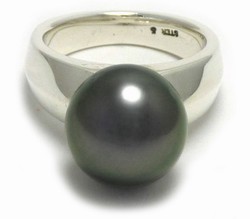 12mm Tahitian Pearl Ring