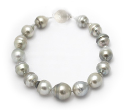 Light Silver Gray Tahitian Pearl Bracelet