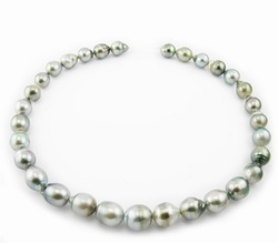 Silver Tahitian Pearl Necklace