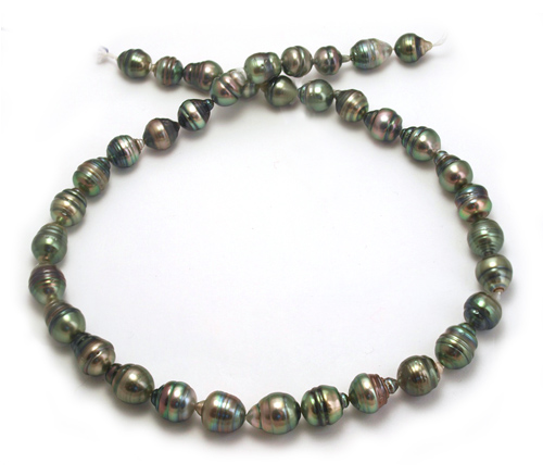 Light Peacock Tahitian Pearl Necklace