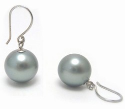 12mm Tahitian Pearl Earrings