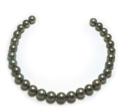 Round Tahitian Pearl Necklace