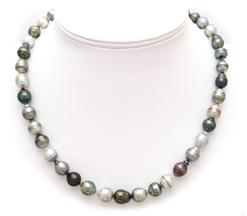 Multi Colour Tahitian Pearl Necklace