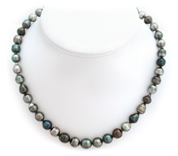 Multi Color Tahitian Pearl Necklace