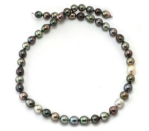 Multi Colour Tahitian Pearl Necklace