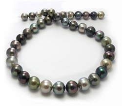 Multicolor Tahitian Pearl Necklace