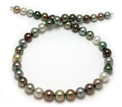 Multicolor Tahitian Pearl Necklace