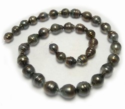 Burgundy Tahitian Pearl Necklace