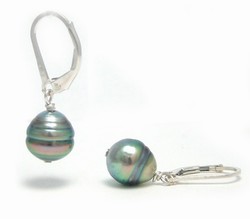 Drop Tahitian Pearl earrings