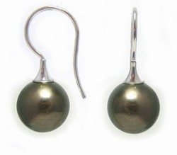  Tahitian Pearl Earwires Earrings