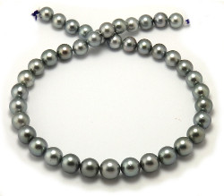 LIght Gray Tahitian Pearl Necklace