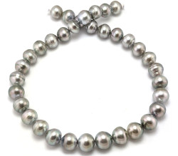 LIght Gray Tahitian Pearl Necklace