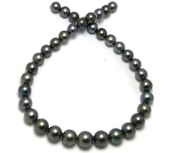 Tahitian Black Pearls Necklace