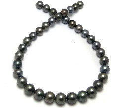 Tahitian Black Pearls Necklace