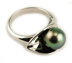 Tahizea Tahitian pearl ring rau