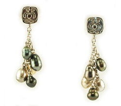 Tahitian Keshi Pearl Earrings