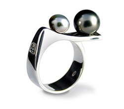 Tahizea Tahitian pearl ring reo piti