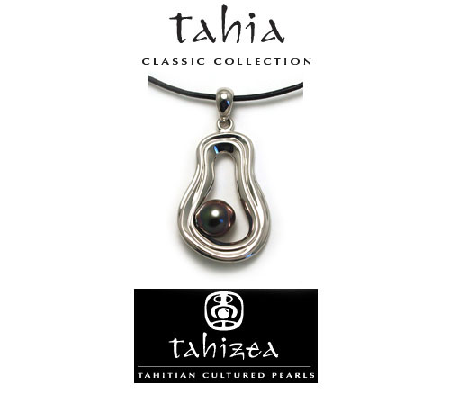 Tahitian Pearl Rings in Sterling Silver