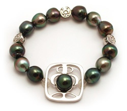 Tahizea Tahitian pearl stretch bracelet aito vahine