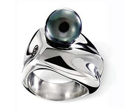 Tahizea Tahitian pearl ring tahatai 