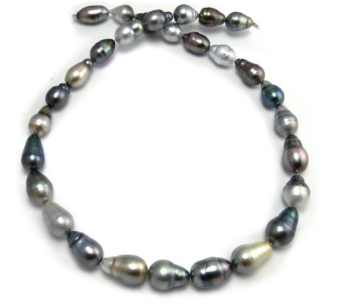 Multi Color Tahitian Pearl Necklace