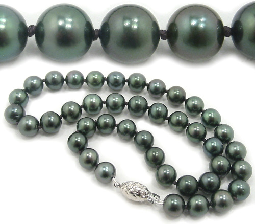 Tincup Tahitian Pearl Necklace