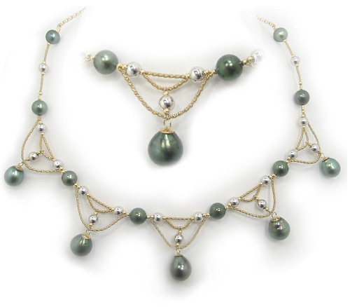 Drop Tahitian Pearl Necklace