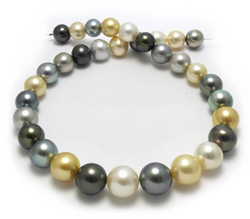 Pelosi South Sea Pearl and Tahitian Pearl Necklace