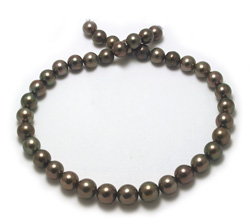 Round Tahitian Pearl Necklace