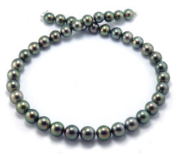 Round Tahitian Pearl Necklace