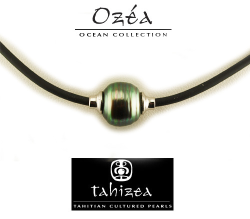 Tahitian Pearl Rings in Sterling Silver